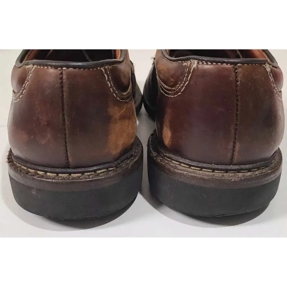 Allen Edmonds Wilbert Brown‎ Leather Split Toe Oxford Shoes Mens 11201